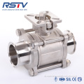 3PC Clamp Ball Valve untuk Pneumatic/Electric Actuator